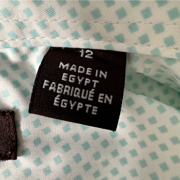 Michael Kors Polka Dot Button Down Shirt Girl's Size 12 - Picture 9 of 11